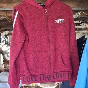 Love Kids Maroon Hoodie with Logo